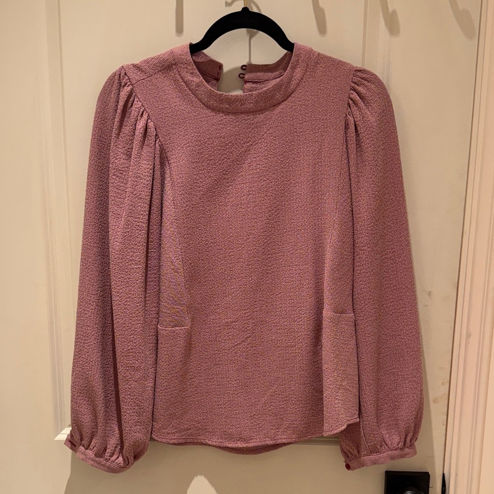 Treasure & Bond Mauve Blouse